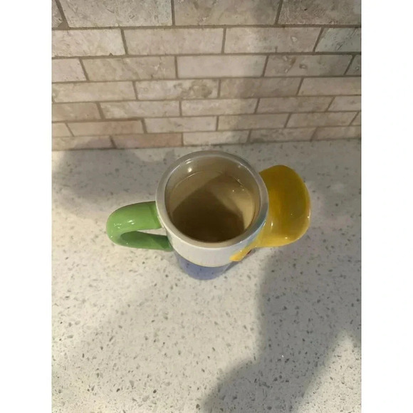 Disney Theme Park 1990’s Vintage Donald Duck Ceramic Tall Coffee Mug With Lid - Picture 5 of 5